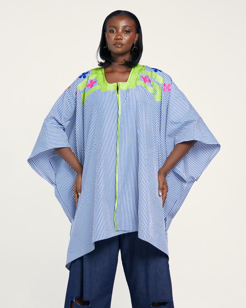 Cotton Poncho Set